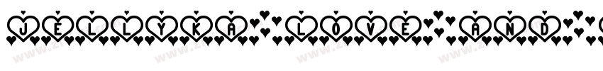 jellyka love and pas字体转换
